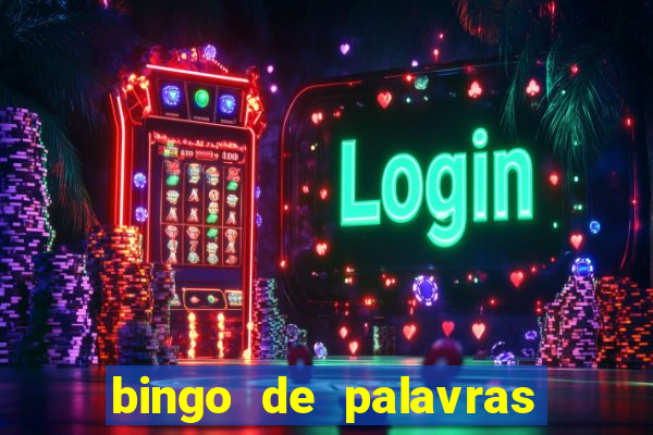 bingo de palavras de natal